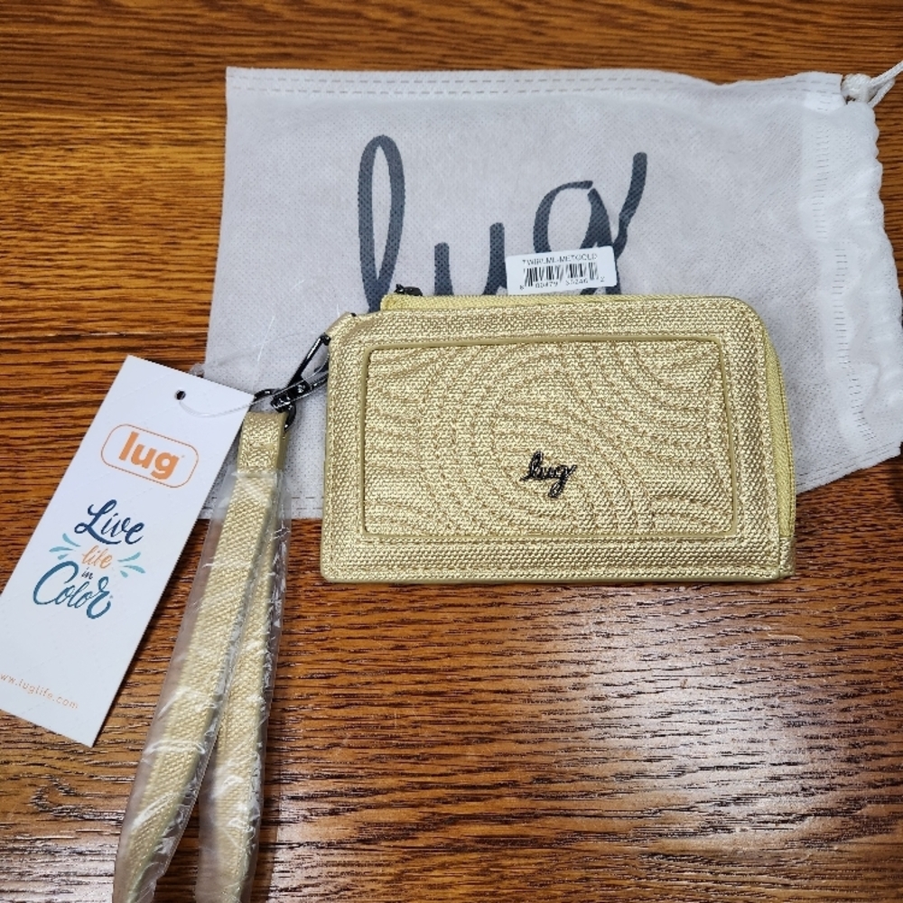 Lug Twirl Matte Luxe RFID Wristlet Wallet